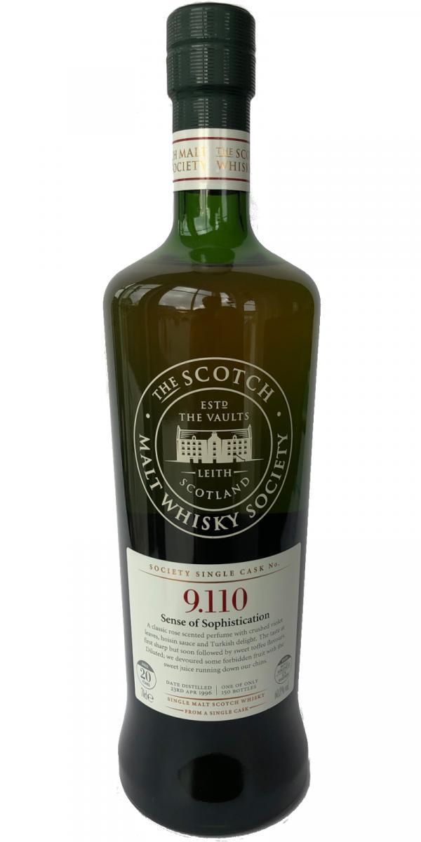 Glen Grant 1996 SMWS 9.110 Sense of Sophistication