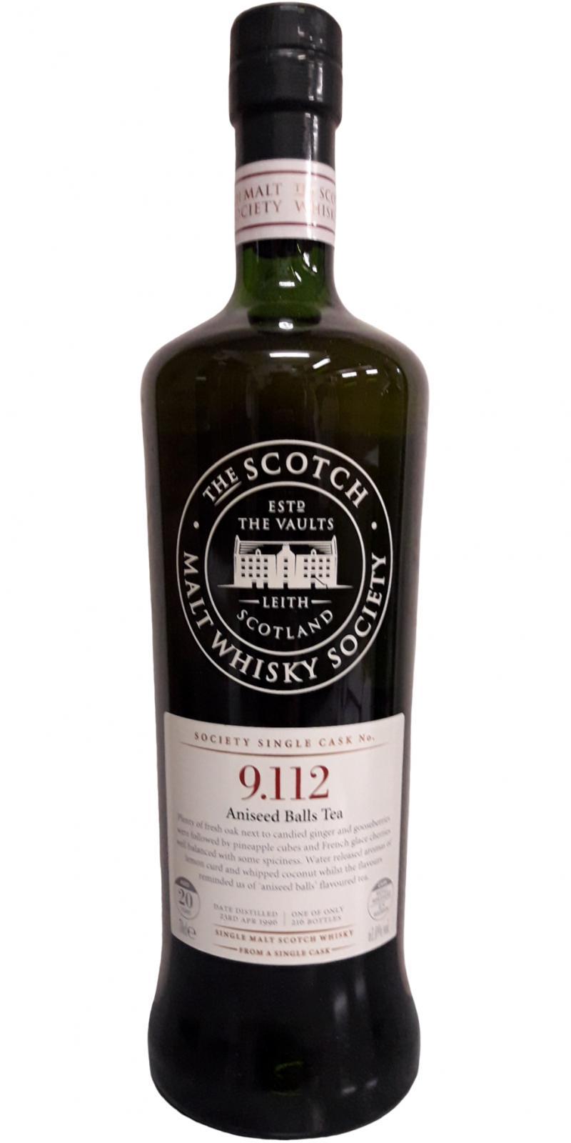 Glen Grant 1996 SMWS 9.112 Aniseed Balls Tea