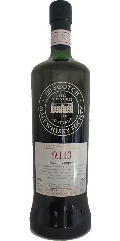 Glen Grant 1996 SMWS 9.113 Chilli lime popcorn