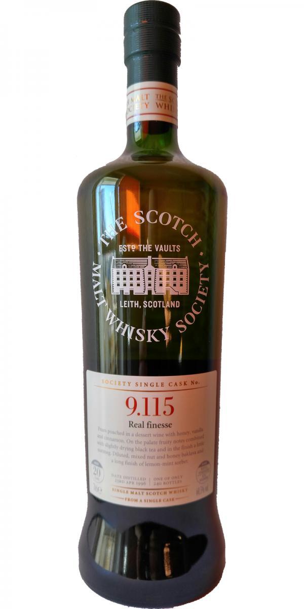 Glen Grant 1996 SMWS 9.115 Real finesse