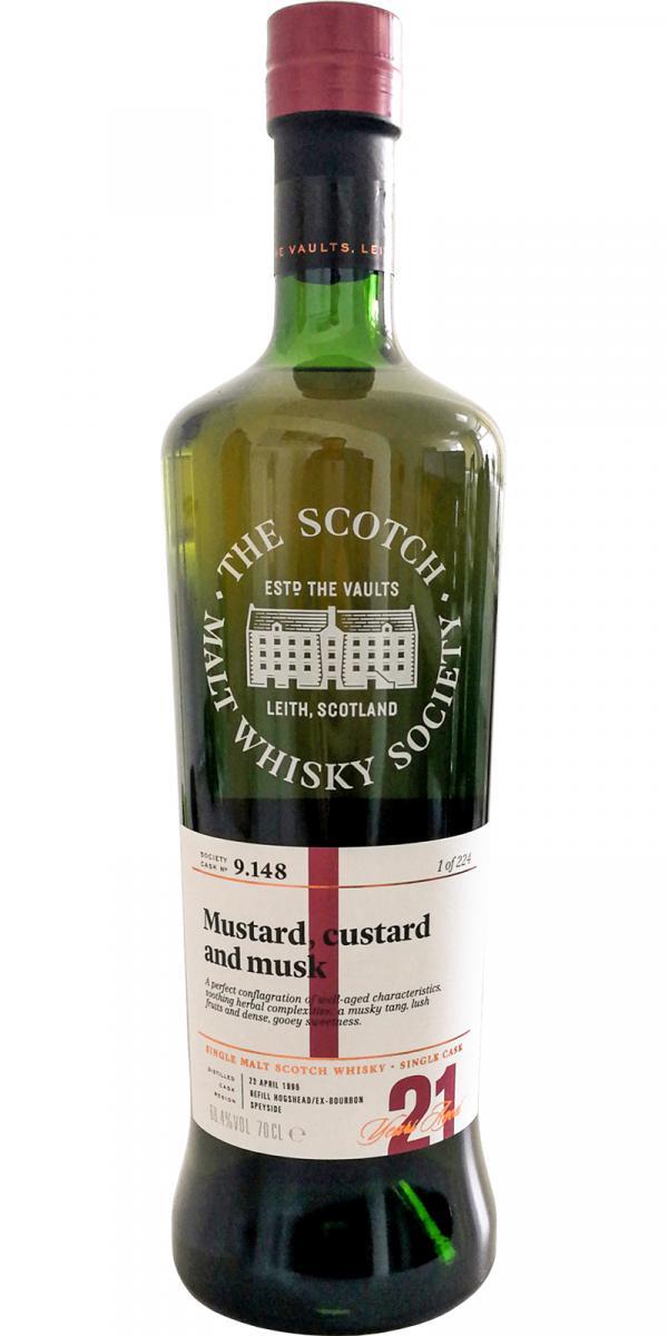 Glen Grant 1996 SMWS 9.148 Mustard, custard and musk