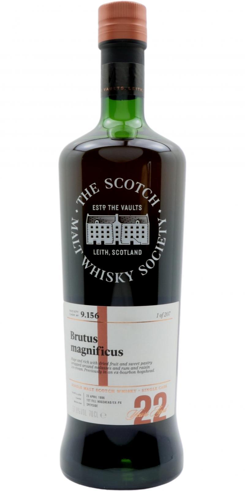 Glen Grant 1996 SMWS 9.156 Brutus magnificus