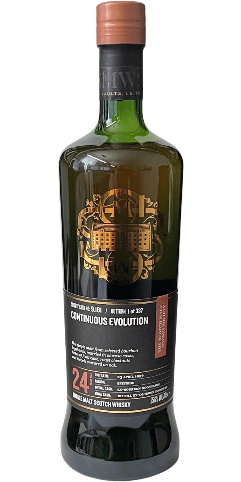 Glen Grant 1996 SMWS 9.181 Continuous evolution
