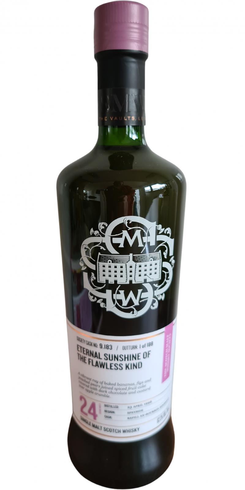 Glen Grant 1996 SMWS 9.183 Eternal sunshine of the flawless kind