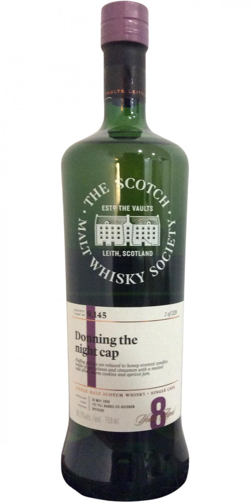 Glen Grant 2009 SMWS 9.145 Donning the night cap