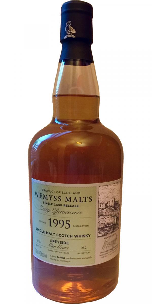 Glen Grant 1995 Wy Zesty Effervescence