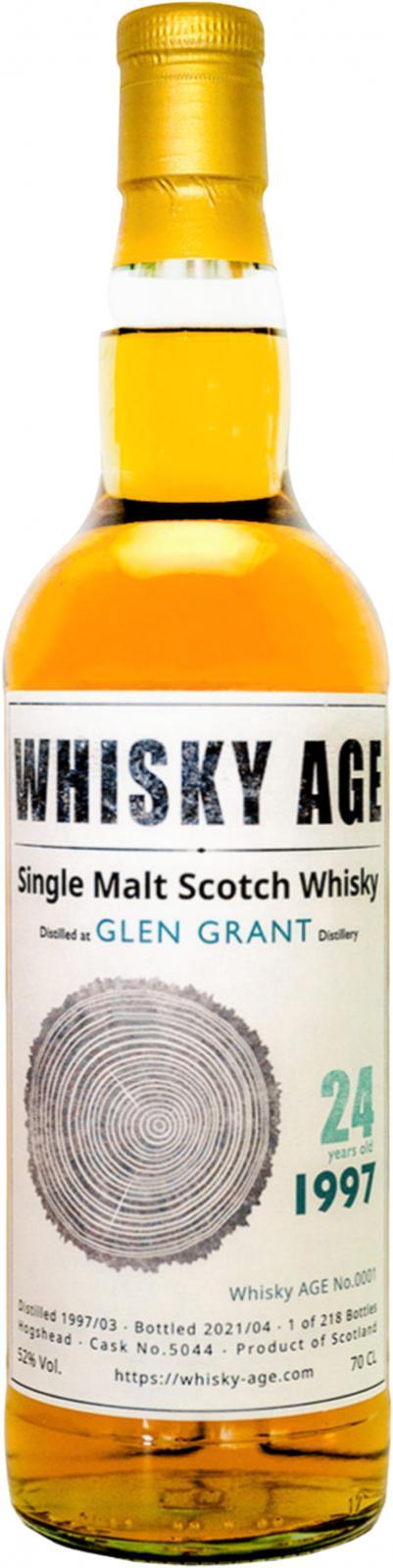 Glen Grant 1997 WAGE No. 0001