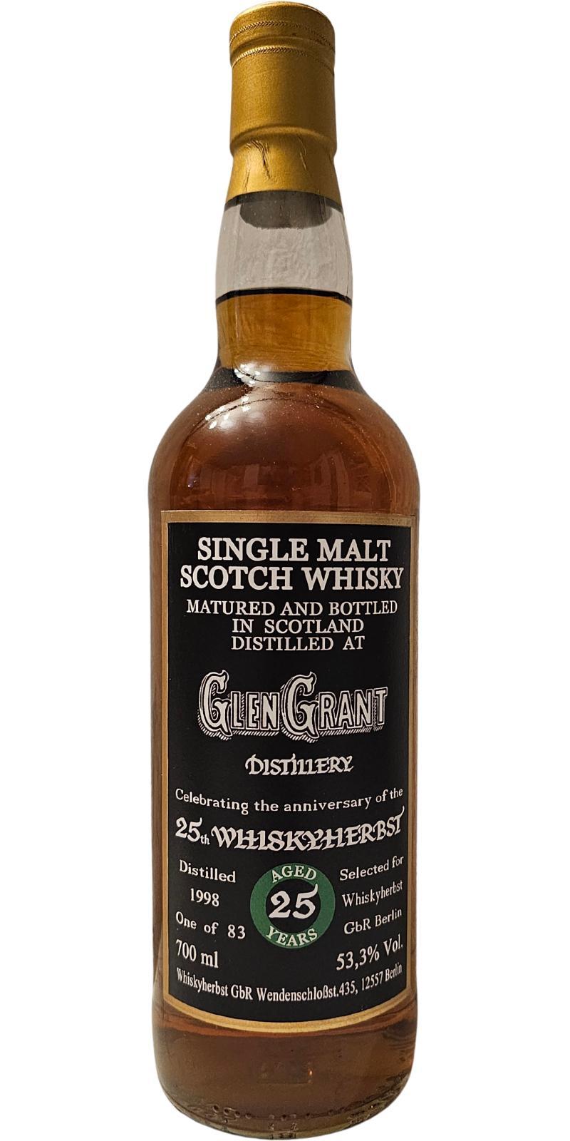 Glen Grant 1998 Whhb