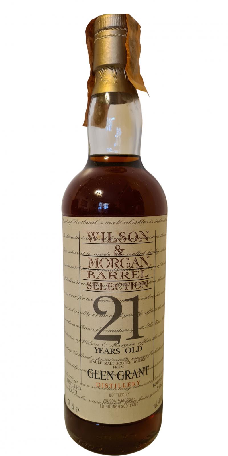 Glen Grant 1973 WM Barrel Selection
