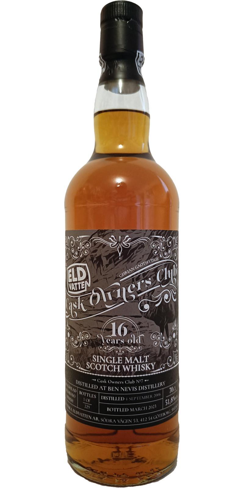 Ben Nevis 2006 Cask Owners Club No7