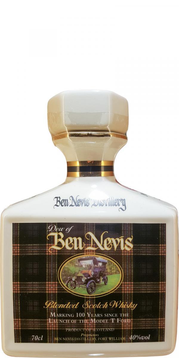 Dew of Ben Nevis Model T Ford Ceramic Decanter