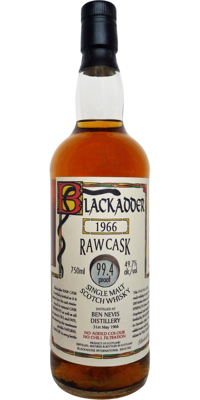 Ben Nevis 1966 BA Raw Cask