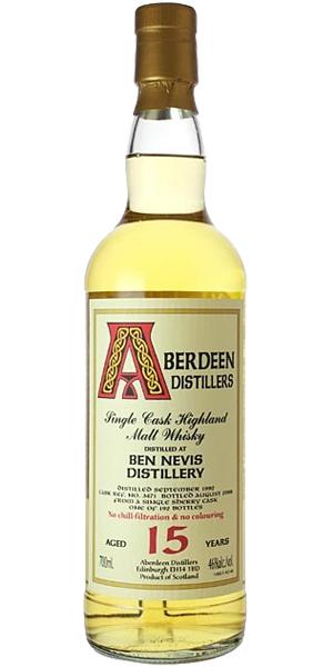 Ben Nevis 1992 BA Aberdeen Distillers