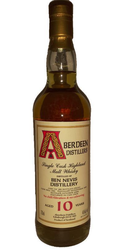 Ben Nevis 1995 BA Aberdeen Distillers