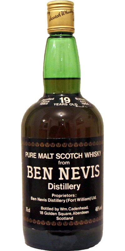 Ben Nevis 1965 CA Dumpy Bottle