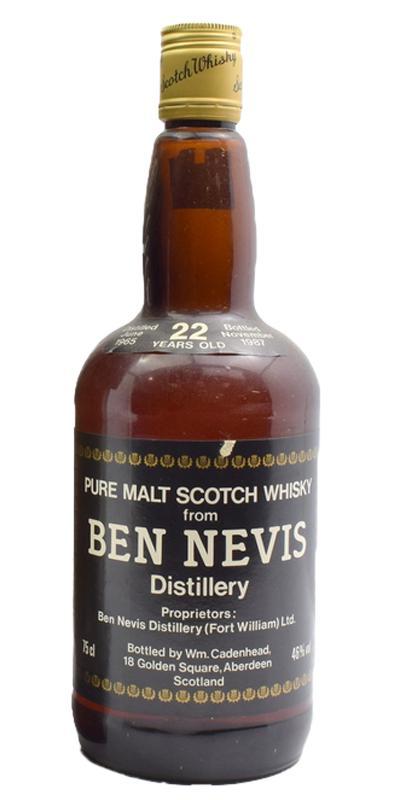 Ben Nevis 1965 CA Dumpy Bottle