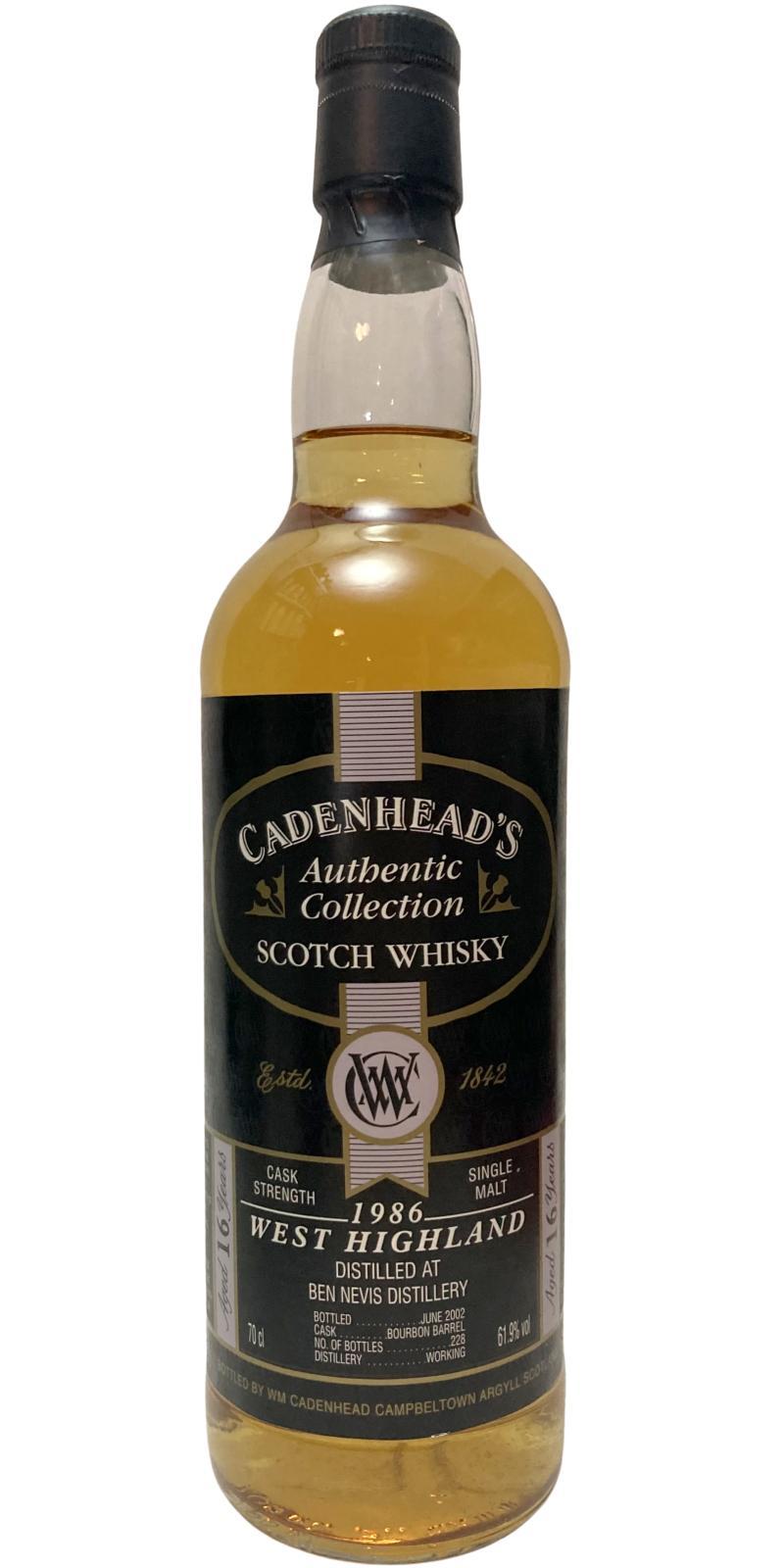 Ben Nevis 1986 CA Authentic Collection