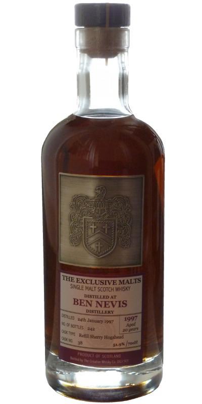 Ben Nevis 1997 CWC The Exclusive Malts