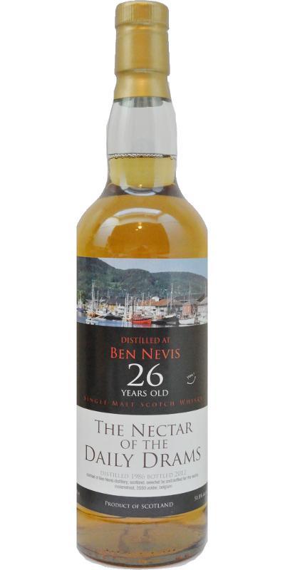 Ben Nevis 1986 DD The Nectar of the Daily Drams