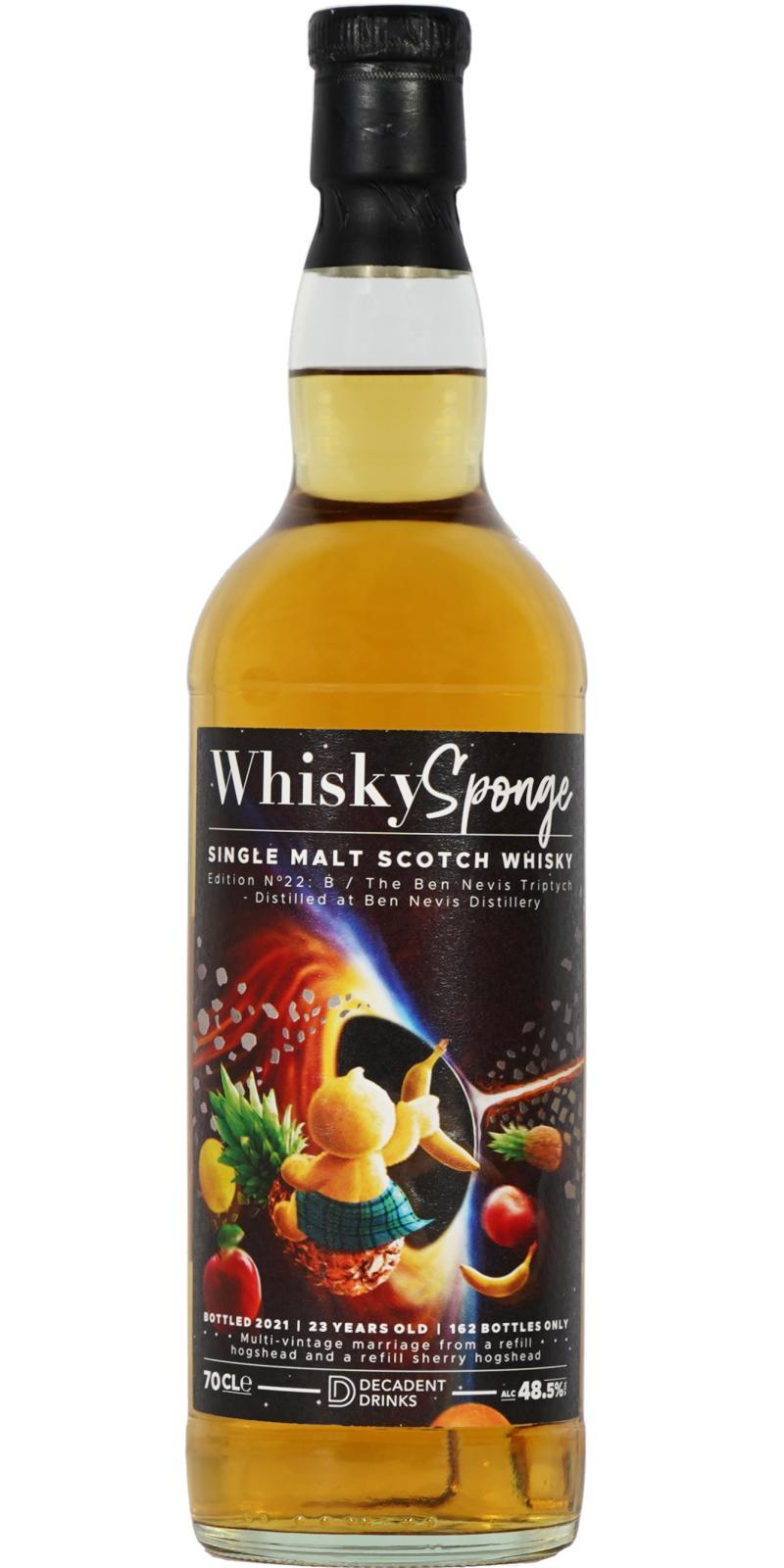 Ben Nevis 23-year-old DeDr Whisky Sponge