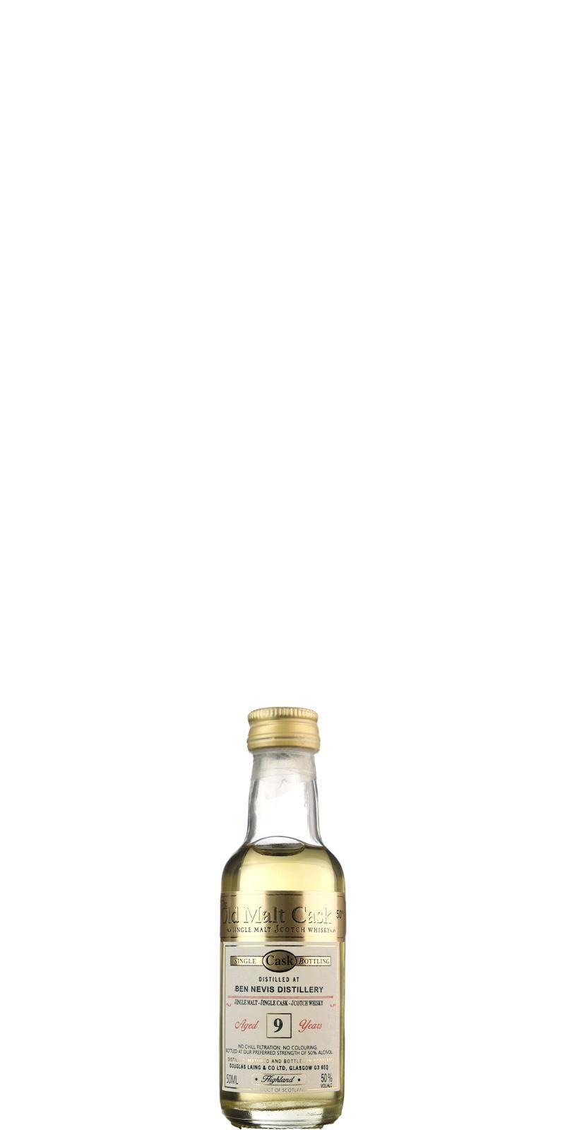 Ben Nevis 09-year-old DL The Old Malt Cask - Miniature