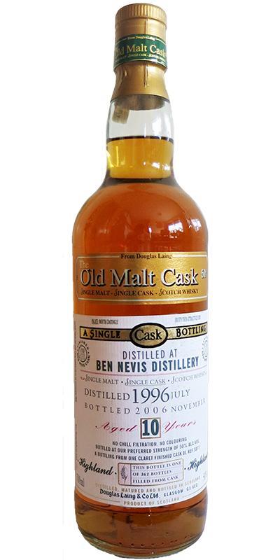 Ben Nevis 1996 DL The Old Malt Cask