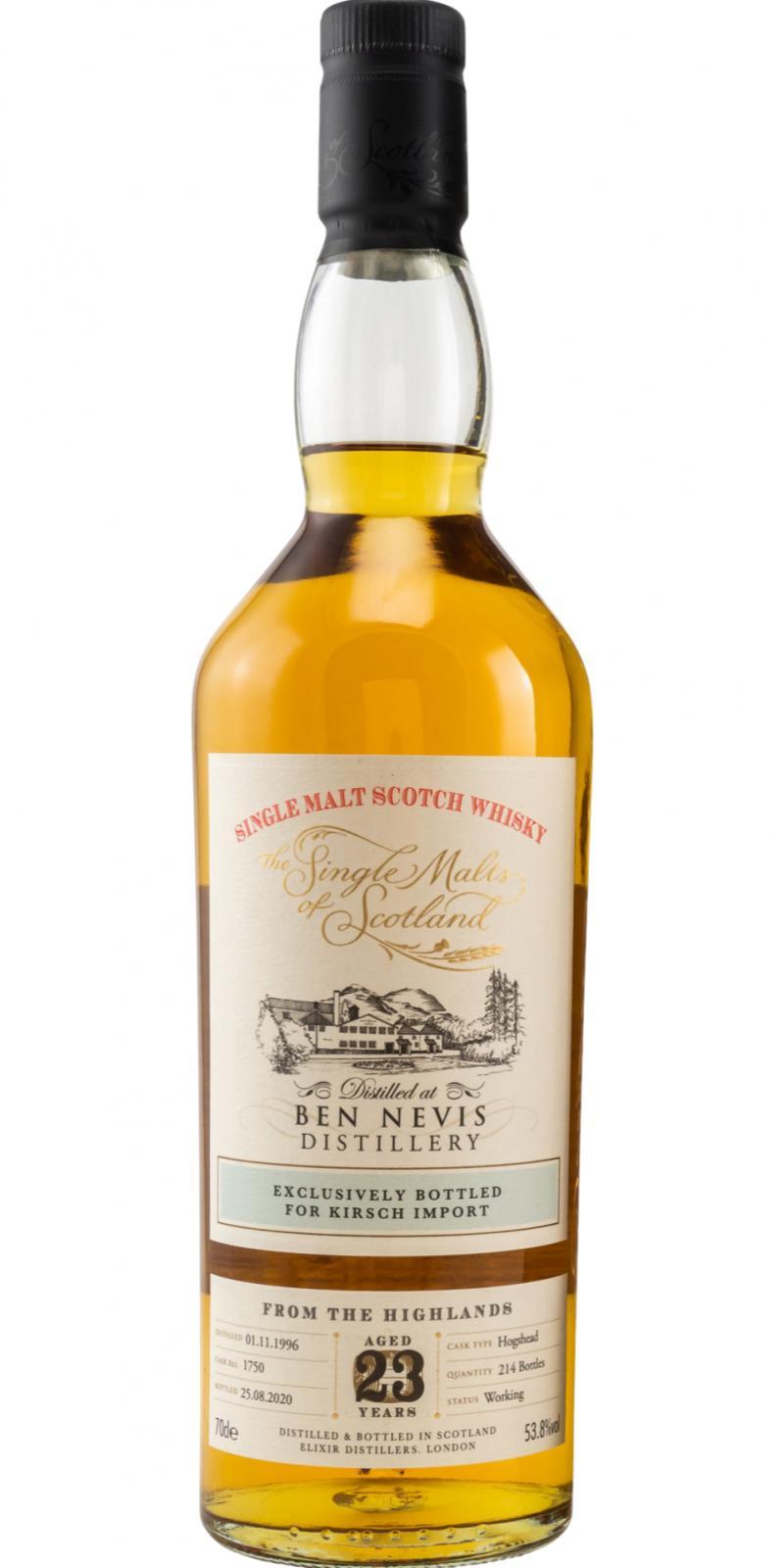Ben Nevis 1996 ElD The Single Malts of Scotland