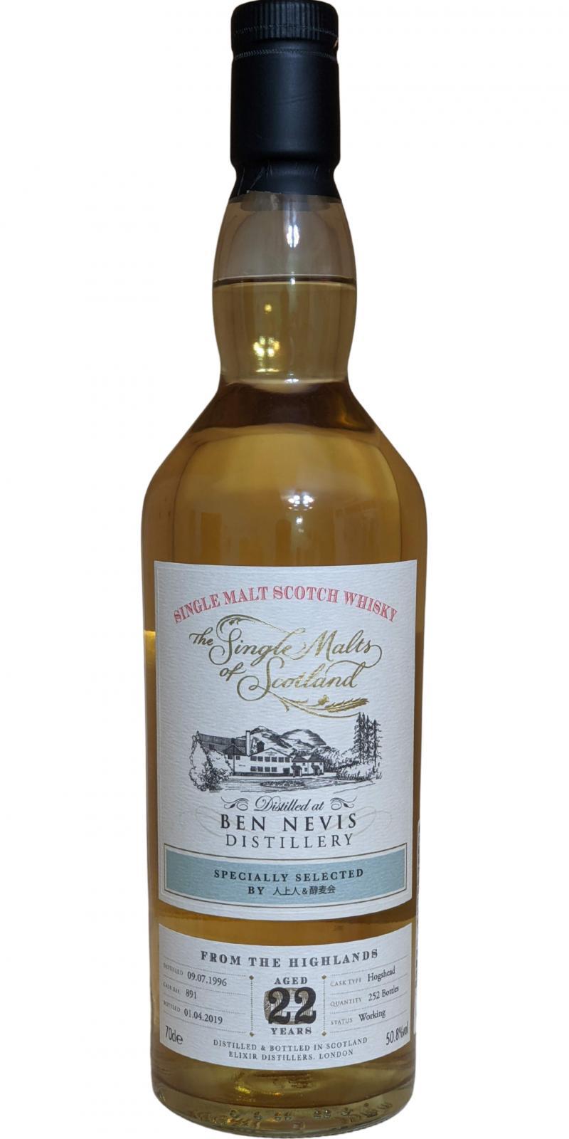 Ben Nevis 1996 ElD The Single Malts of Scotland