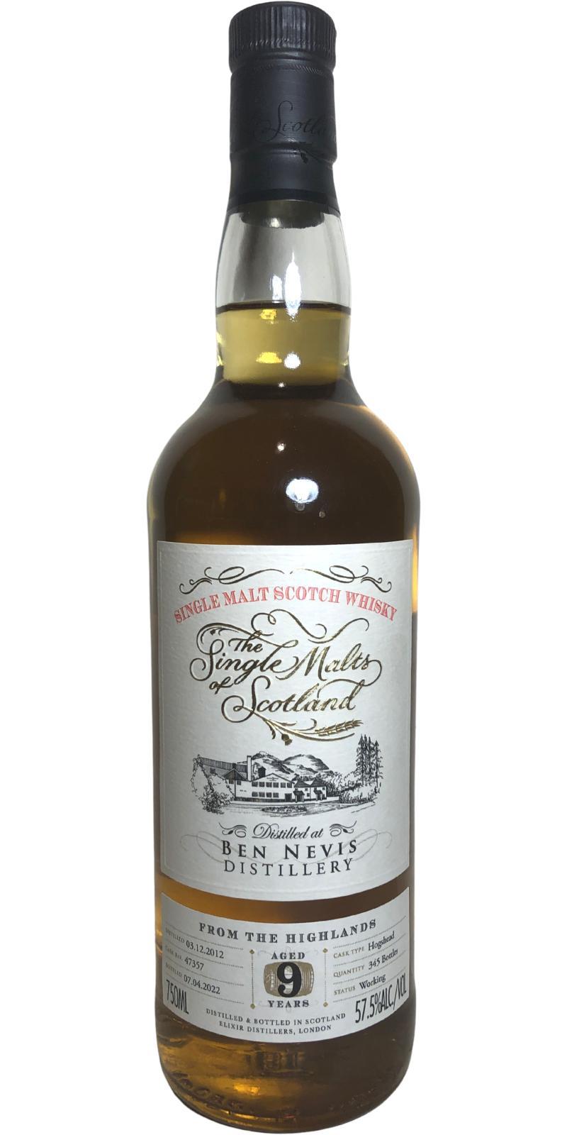 Ben Nevis 2012 ElD The Single Malts of Scotland