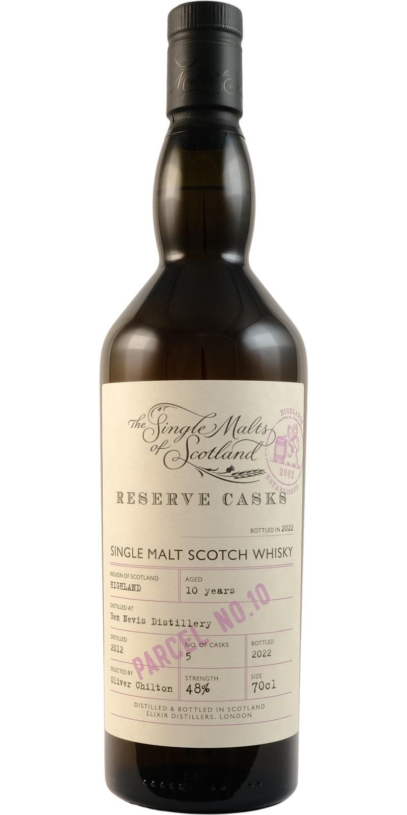 Ben Nevis 2012 ElD The Single Malts of Scotland - Reserve Casks