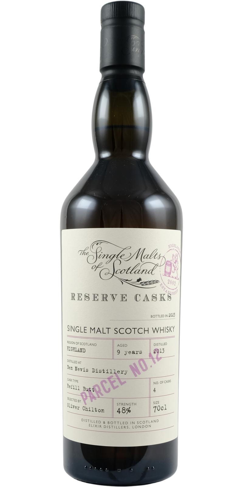 Ben Nevis 2013 ElD The Single Malts of Scotland - Reserve Casks