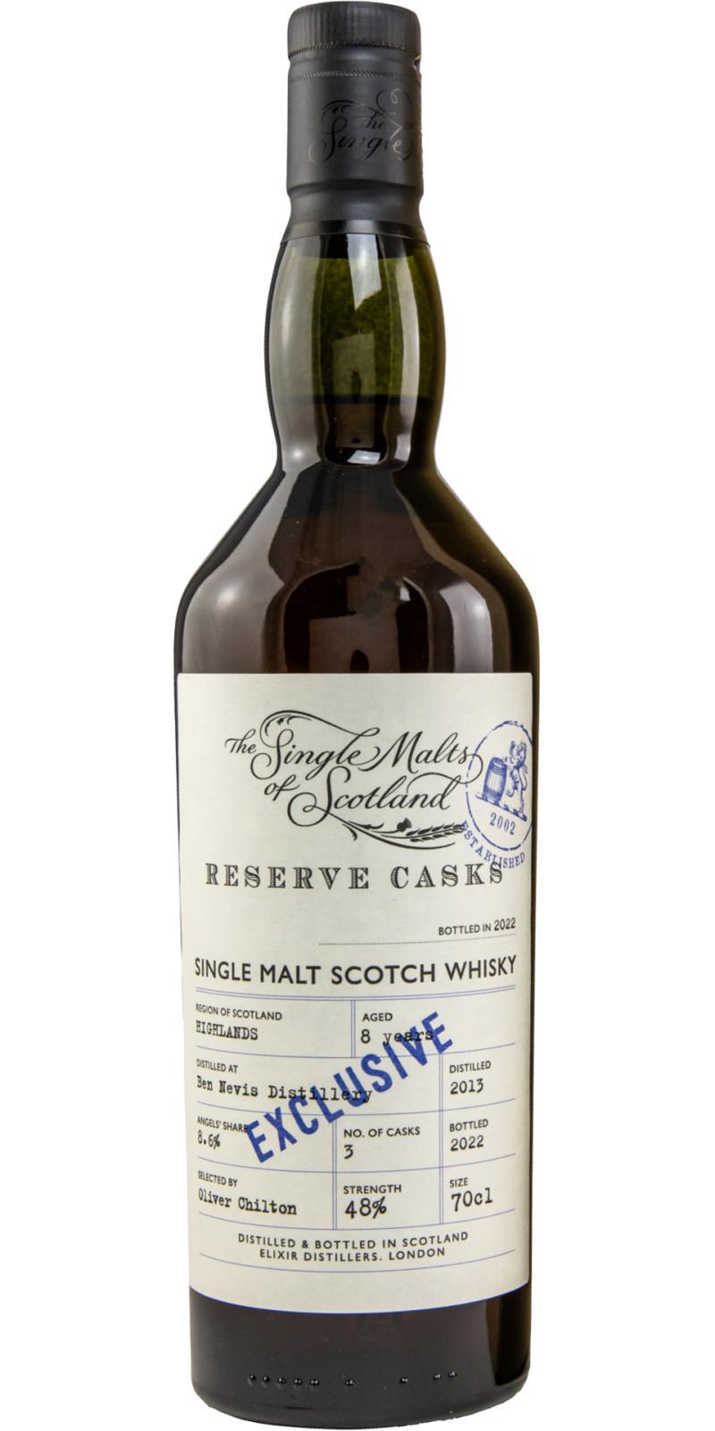 Ben Nevis 2013 ElD The Single Malts of Scotland - Reserve Casks