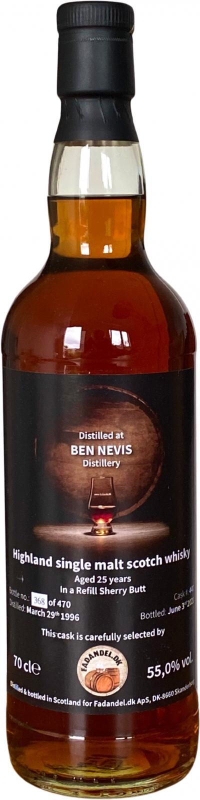 Ben Nevis 1996 F.dk Single Cask