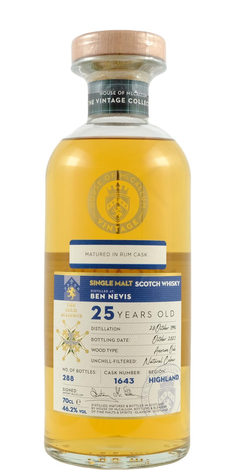 Ben Nevis 1996 HoMc The Vintage Collection