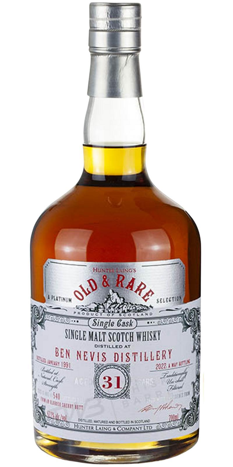 Ben Nevis 1991 HL Old & Rare - A Platinum Selection