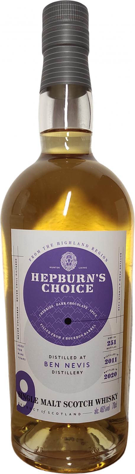 Ben Nevis 2011 HL Hepburn's Choice