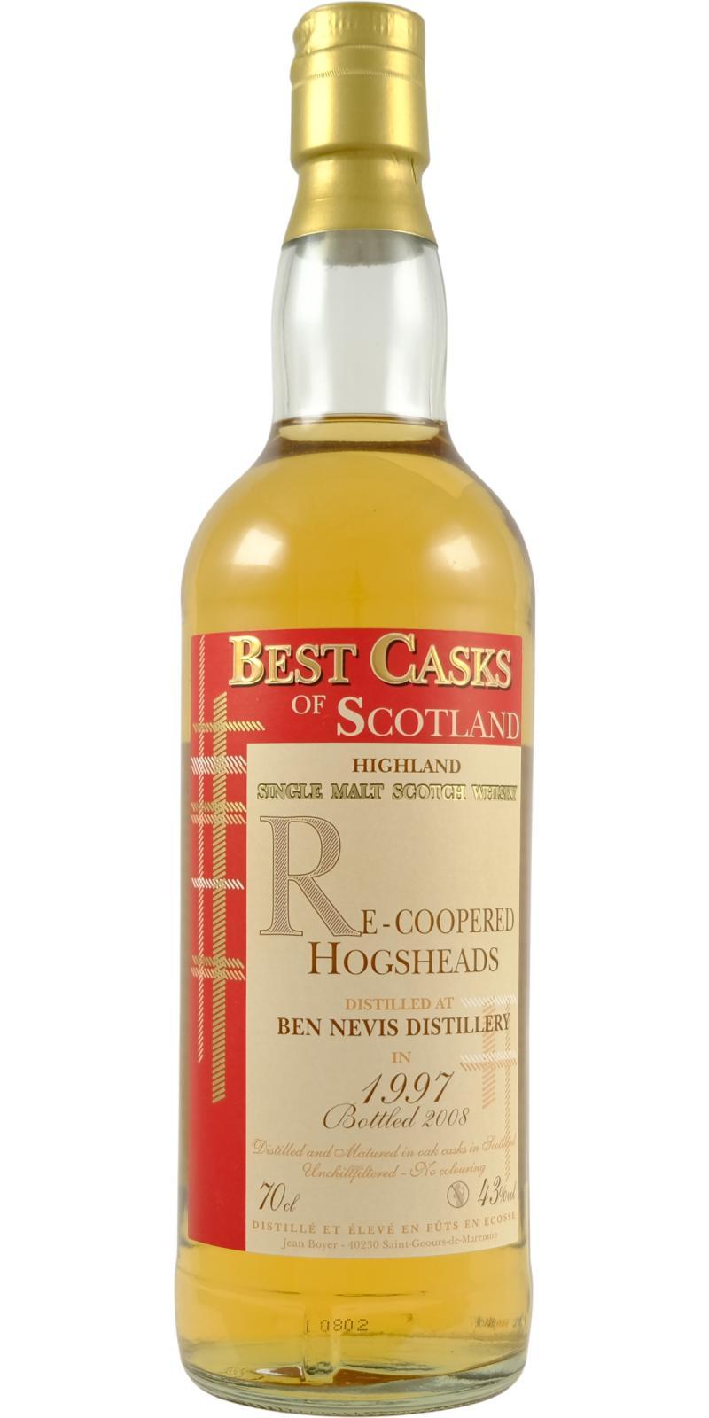 Ben Nevis 1997 JB Best Casks of Scotland