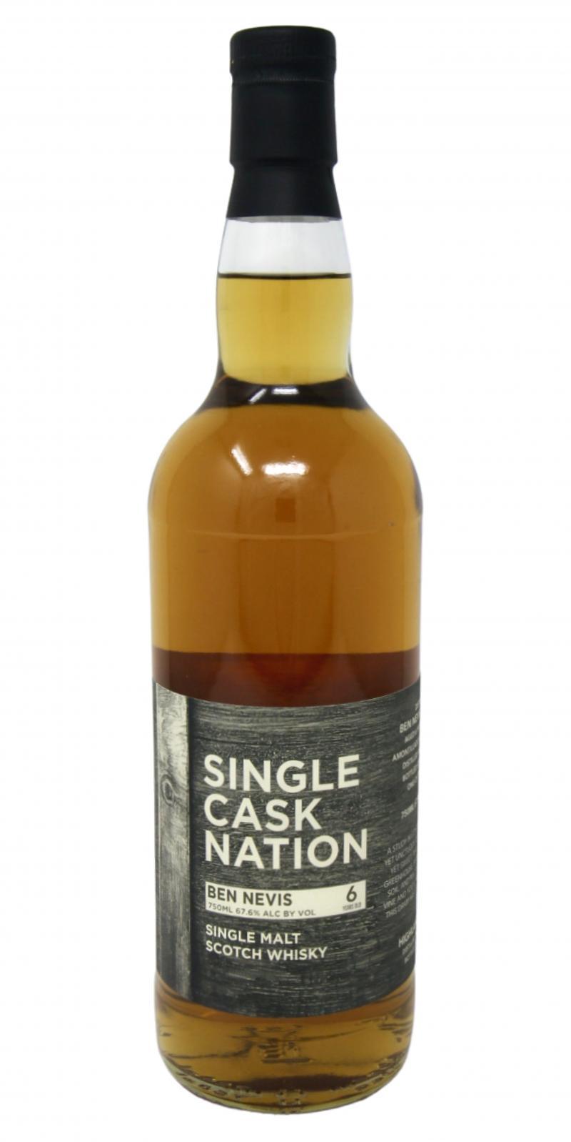 Ben Nevis 2013 JWC Single Cask Nation