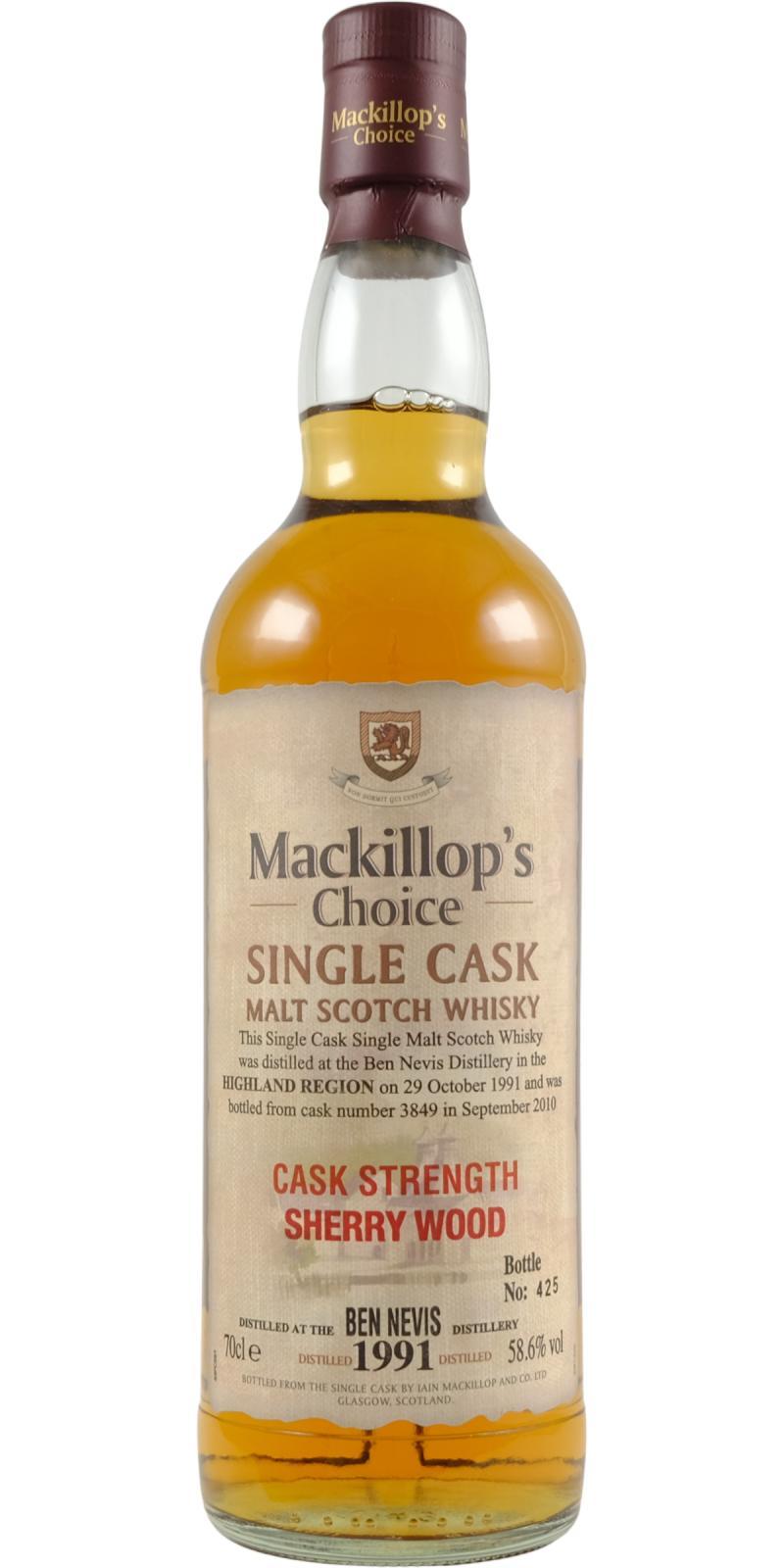 Ben Nevis 1991 McC Single Cask - Cask Strength