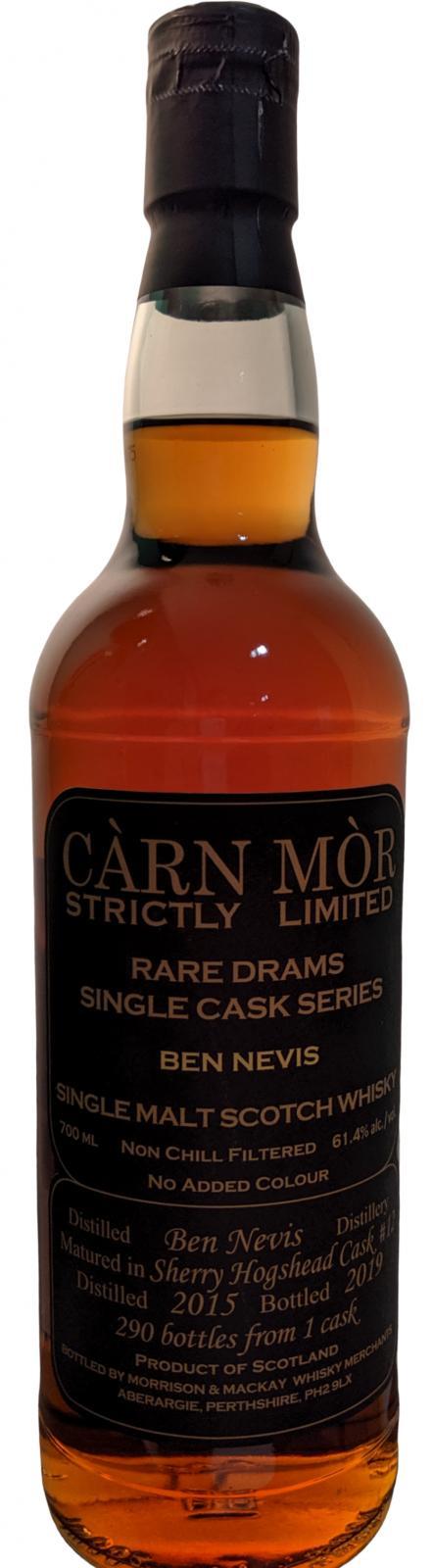 Ben Nevis 2015 MMcK Càrn Mòr - Strictly Limited Edition