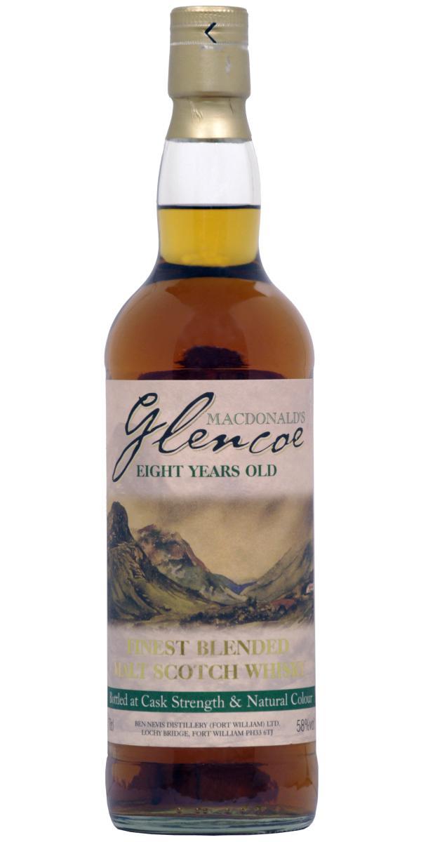Glencoe 08-year-old MacD Finest Blended Malt Scotch Whisky