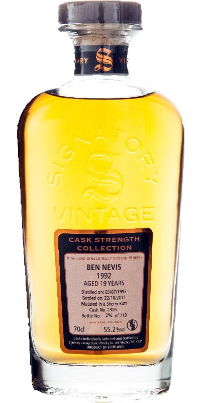 Ben Nevis 1992 SV Cask Strength Collection