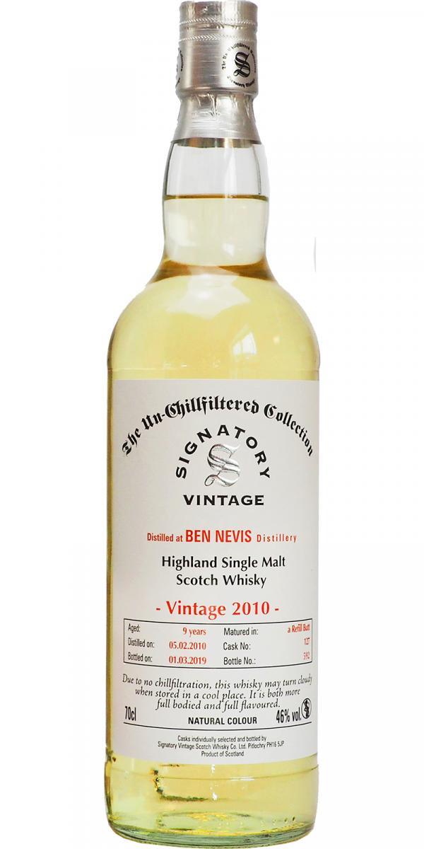 Ben Nevis 2010 SV The Un-Chillfiltered Collection