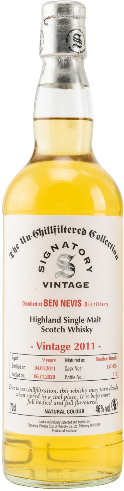 Ben Nevis 2011 SV The Un-Chillfiltered Collection