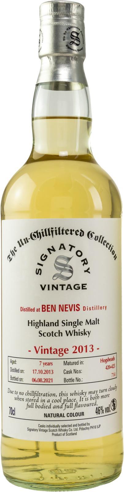 Ben Nevis 2013 SV The Un-Chillfiltered Collection