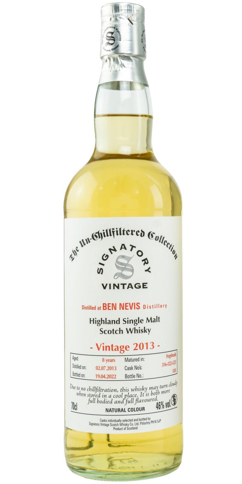 Ben Nevis 2013 SV The Un-Chillfiltered Collection