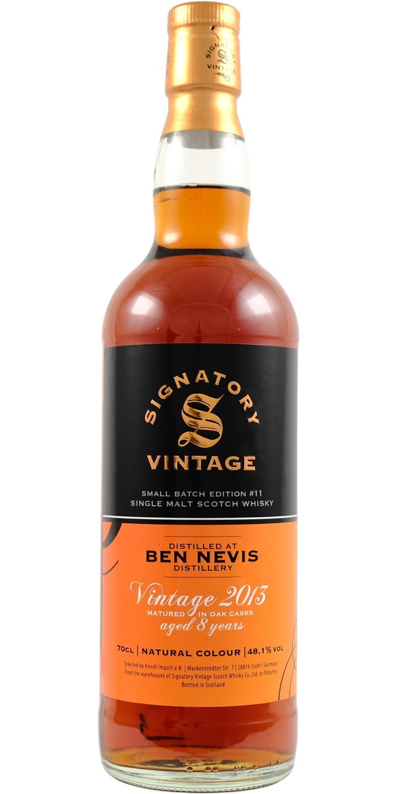 Ben Nevis 2013 SV Small Batch Edition #11