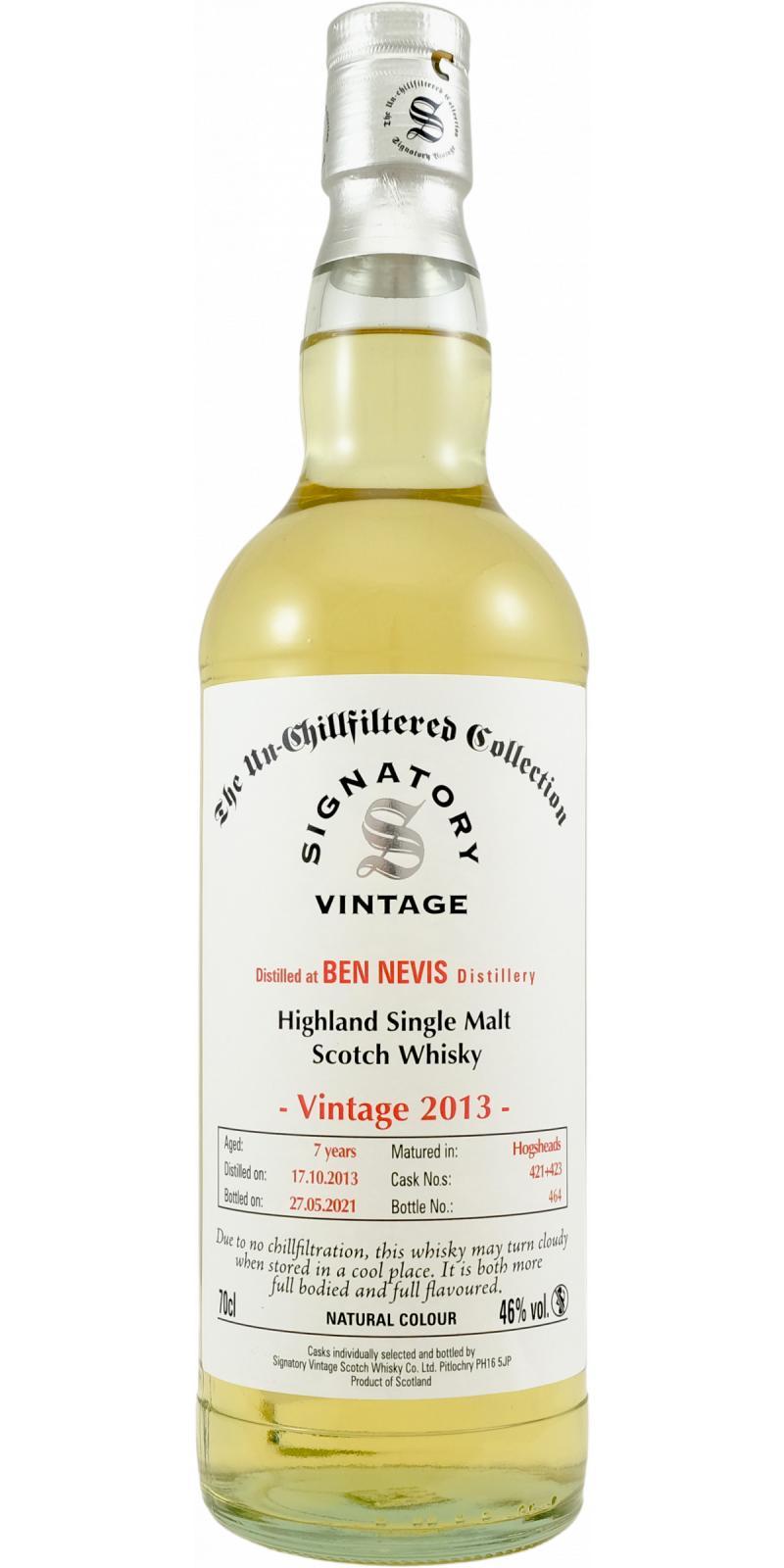 Ben Nevis 2013 SV The Un-Chillfiltered Collection