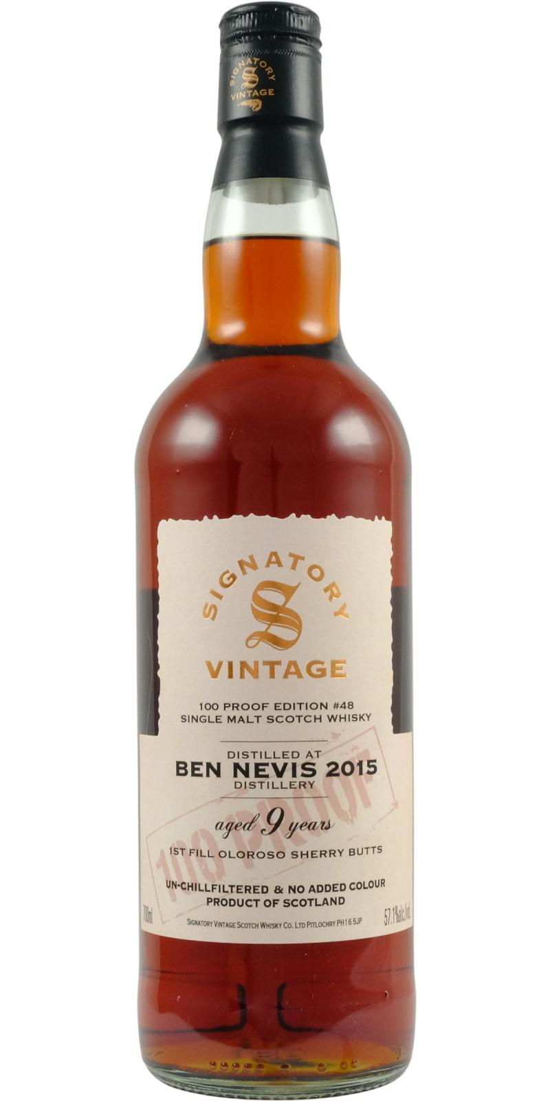 Ben Nevis 2015 SV 100 Proof - Edition #48