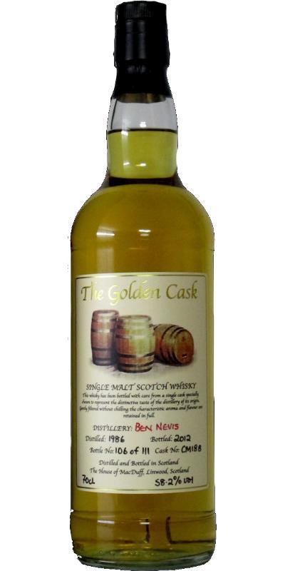 Ben Nevis 1986 HMcD The Golden Cask